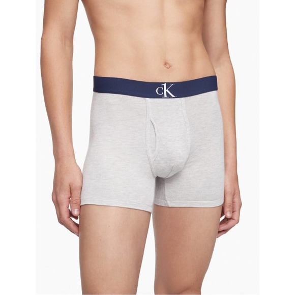 Men's Calvin Klein CK One Plush Single Boxer Brief French Terry Blend Underwear - Picture 1 of 4